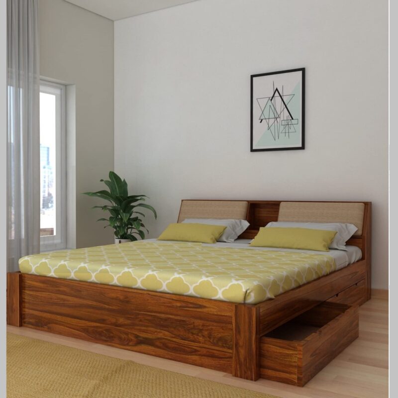 Buy Wooden Beds Online at Best Price in India