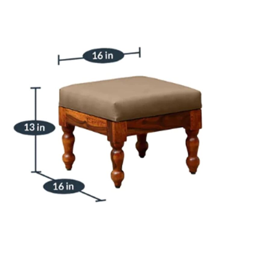 Solid Sheesham Wood Coffee Table with 2 Stools for Living Room Coffee Table with 2 Stools for